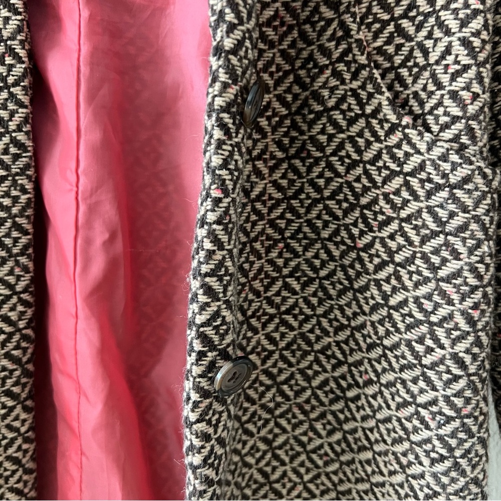 Apt. 9 Patterned Coat with Pink Lining - Picture 5 of 5
